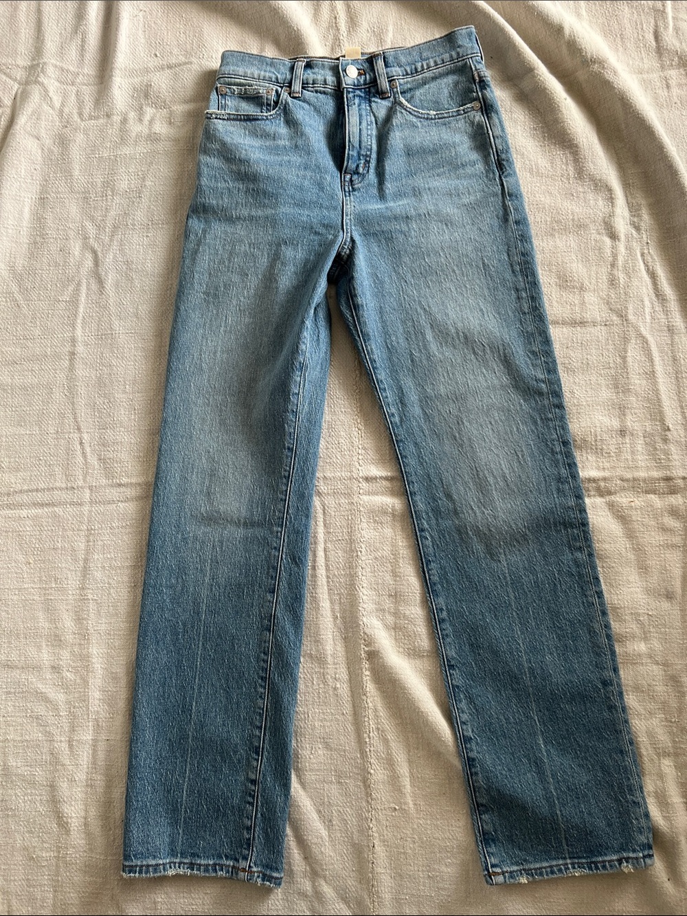Madewell Light Blue Straight Leg 90s Jeans